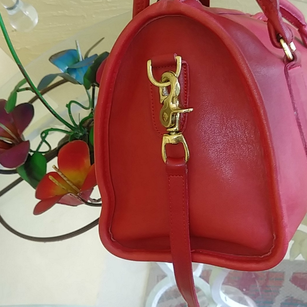 NYC VINTAGE 80's COACH LARGE MADISON SATCHEL BAG - Picture 7 of 17